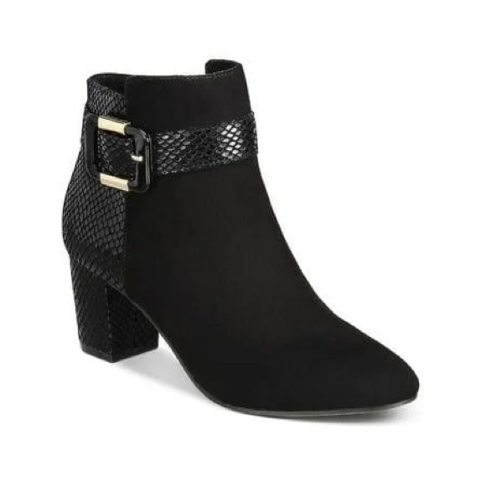 Karen Scott black ankle booties